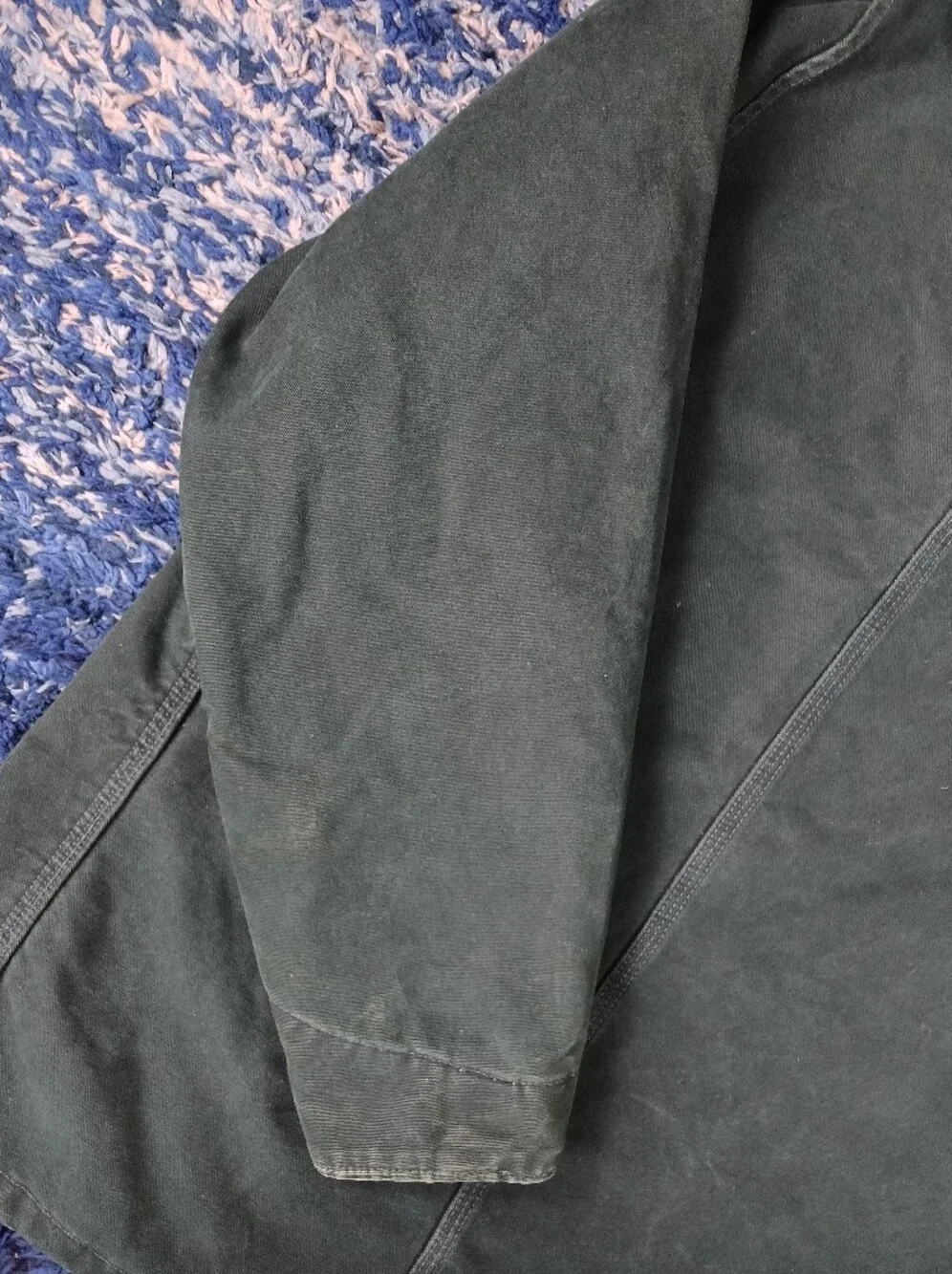 Vintage Carhartt Blanket-Lined Chore Coat “Spruce Green” C02 SPC Men’s Large